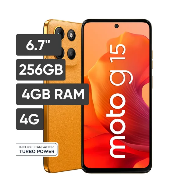 [MOT-065-S15-DOCENTE1NOMB] Motorola Moto G15 4 GB + 256 GB · Docente 1  - NombreApellido
